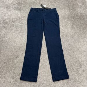 Banana Republic Straight Leg Pants in Navy Blue